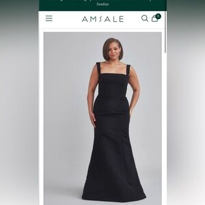 NWT - Amsale bridesmaid dress. Never worn. Check Amsale sizing on chart. Size 14